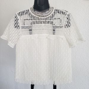 Zara Lace Blouse